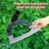 Handheld Hollow Hoe Thickened Manganese Steel Agricultural Weeding Hoe - Image 2