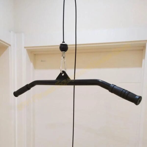 Home Gym Lat Pull Down and Seated Row Bar Attachment - Image 4