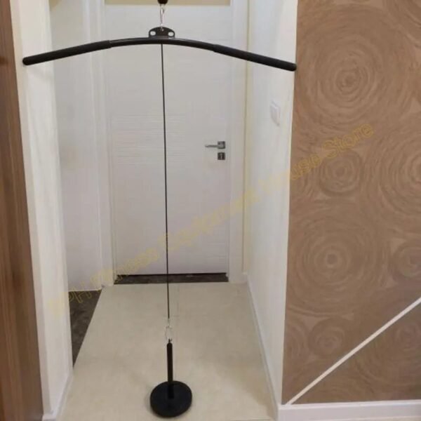 Home Gym Lat Pull Down and Seated Row Bar Attachment - Image 3