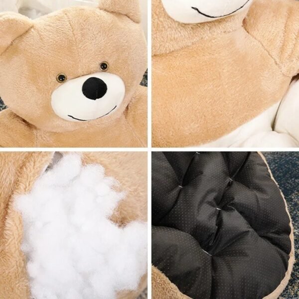 Super Soft Bear Hug Cat and Dog Bed - Image 2