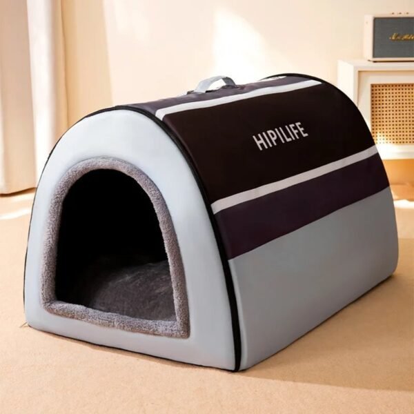 Foldable Winter Warm Dog House Bed for Small and Medium-sized Dogs - Image 4