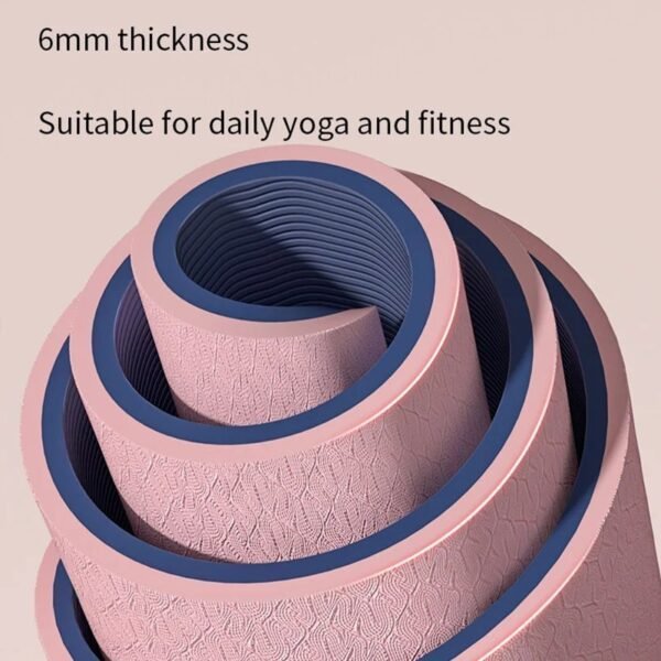 Double-Sided Non Slip Eco Friendly Yoga Mat - Image 4